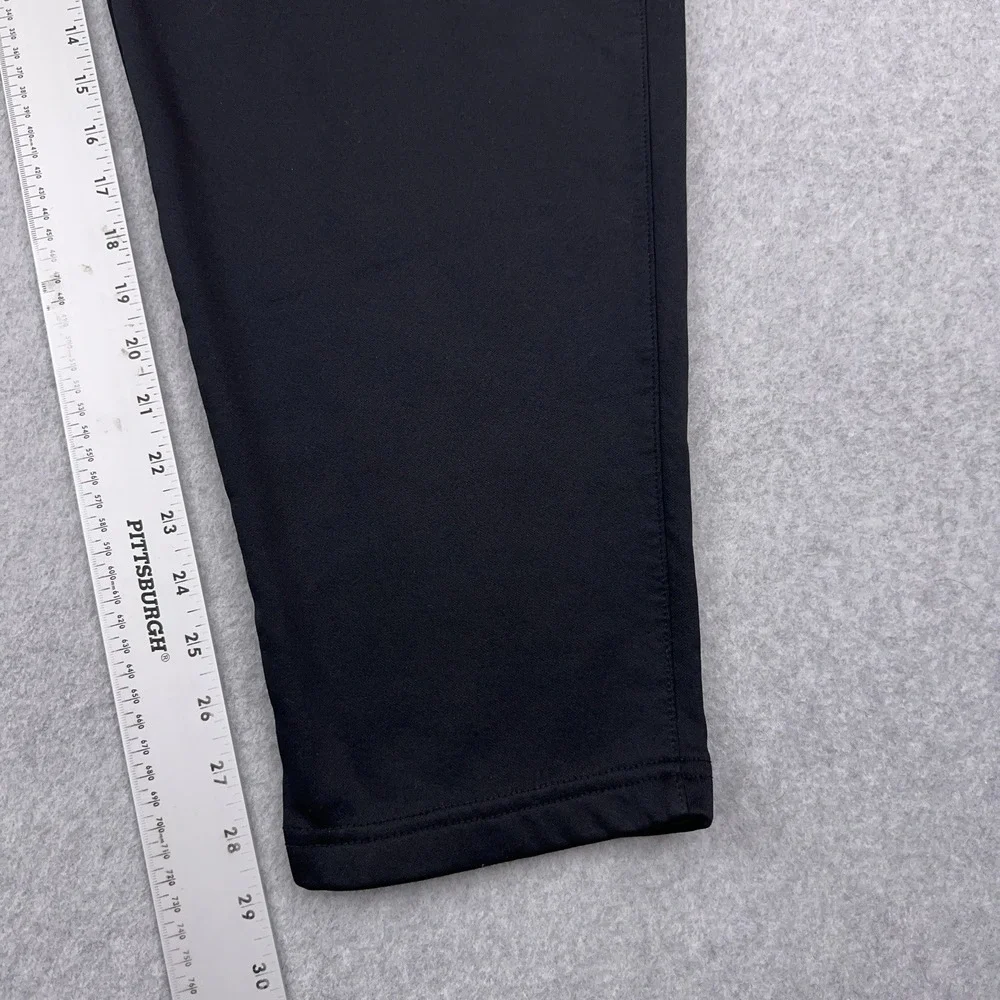Nike Therma Basketball Sweatpants Mens XL Black‎ Big Swoosh Tapered Zip AQ2715